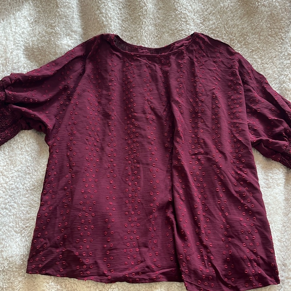 NWT SHEIN 3/4 sleeve blouse